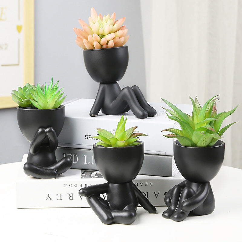 Mini Ceramic Plant Pot