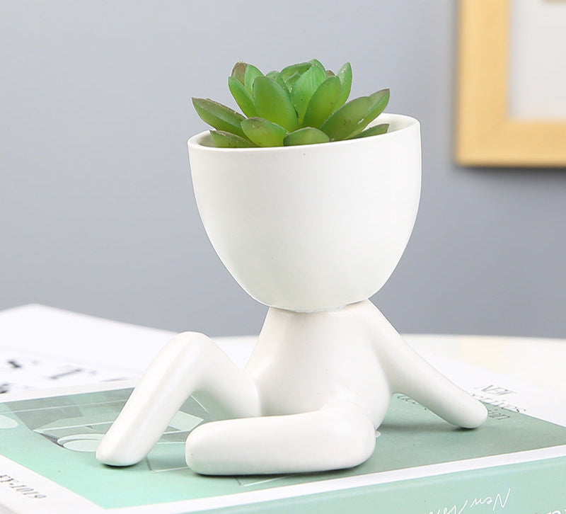 Mini Ceramic Plant Pot