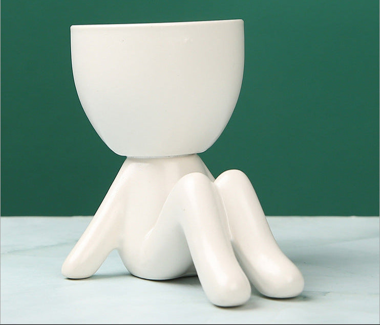 Mini Ceramic Plant Pot