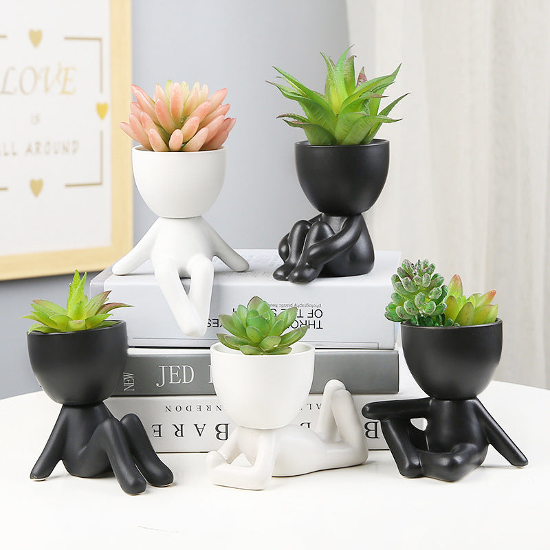 Mini Ceramic Plant Pot