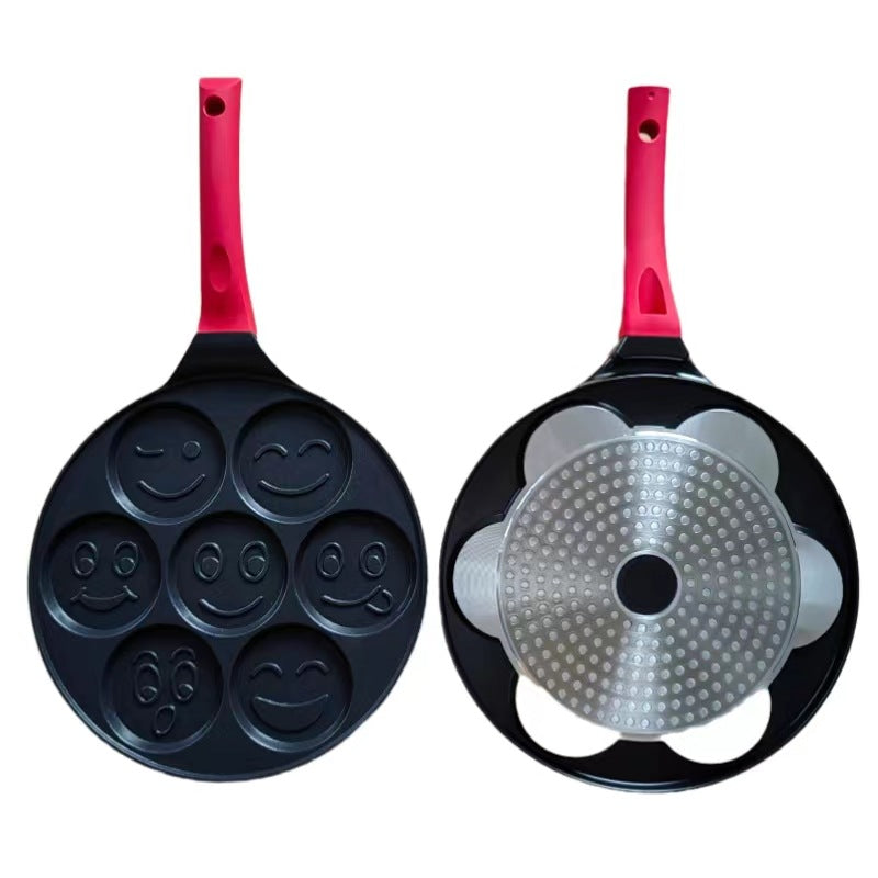 7-Hole Cartoon Pancake & Omelette Pan