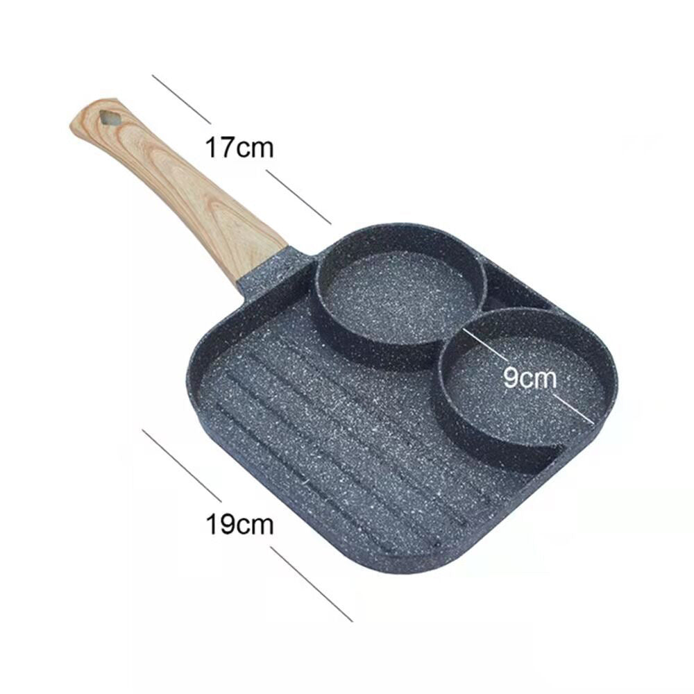 Multi-functional frying pan breakfast