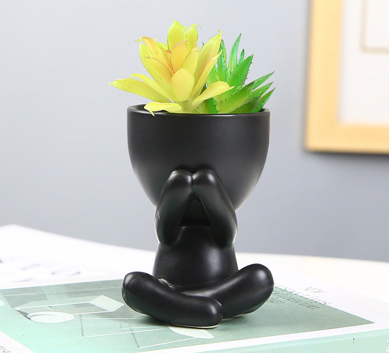 Mini Ceramic Plant Pot