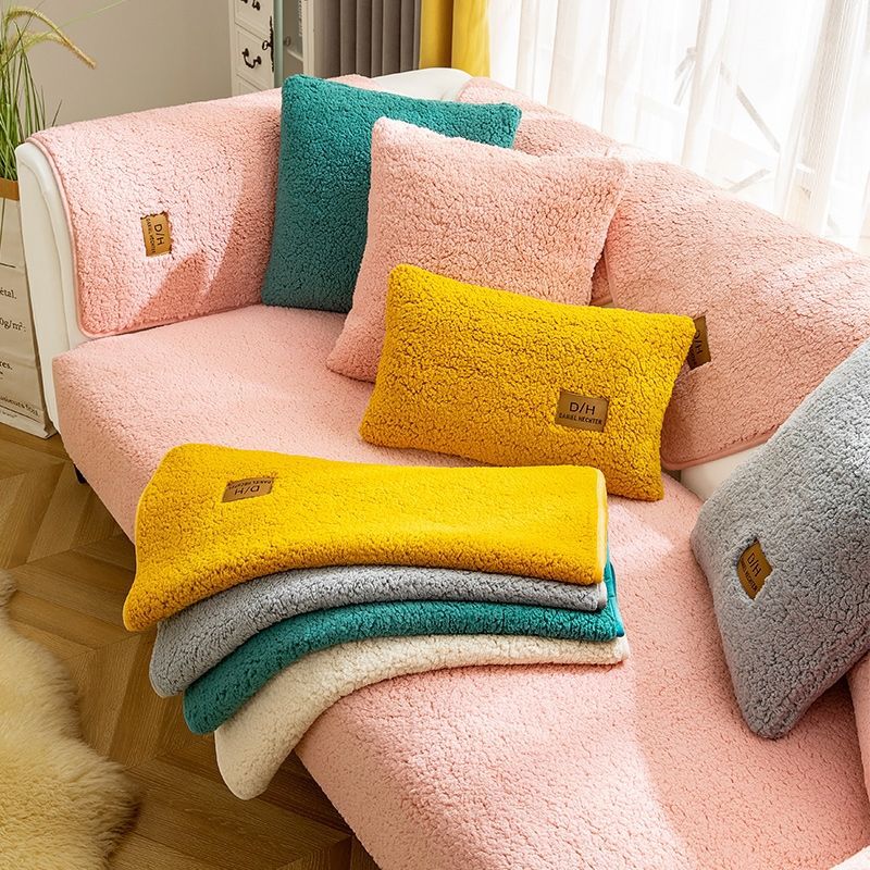 Nordic Plush Sofa Cushion cover