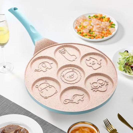 7-Hole Cartoon Pancake & Omelette Pan