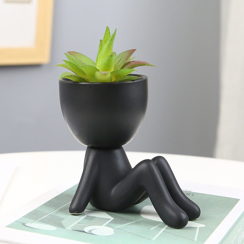 Mini Ceramic Plant Pot