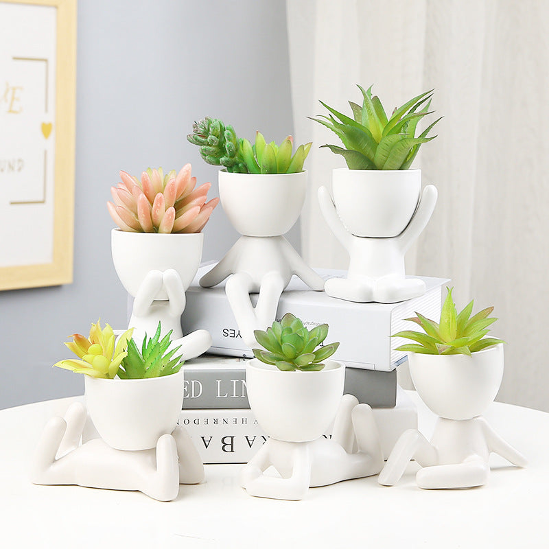 Mini Ceramic Plant Pot