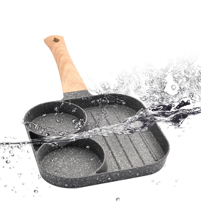 Multi-functional frying pan breakfast