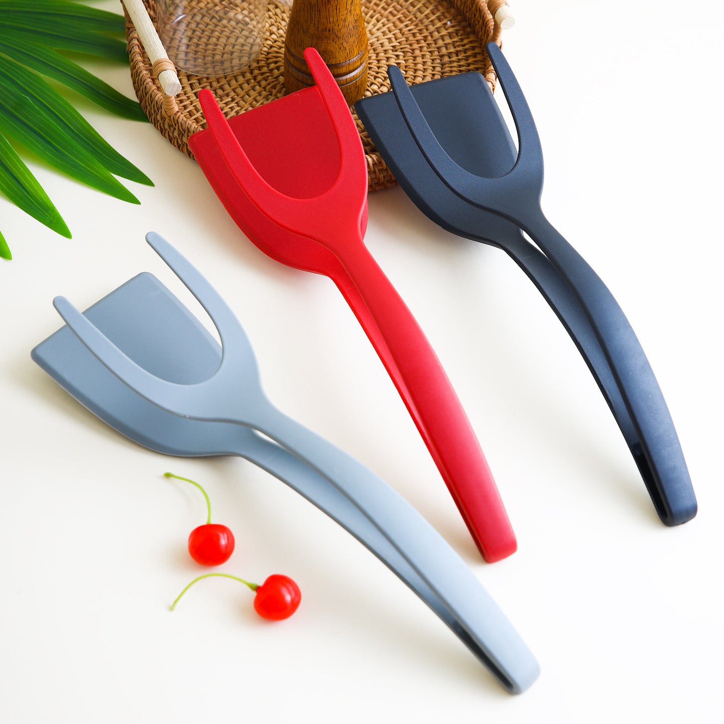 2-in-1 Spatula Tongs