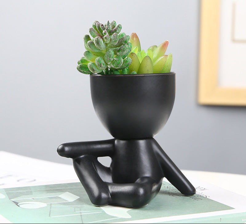 Mini Ceramic Plant Pot