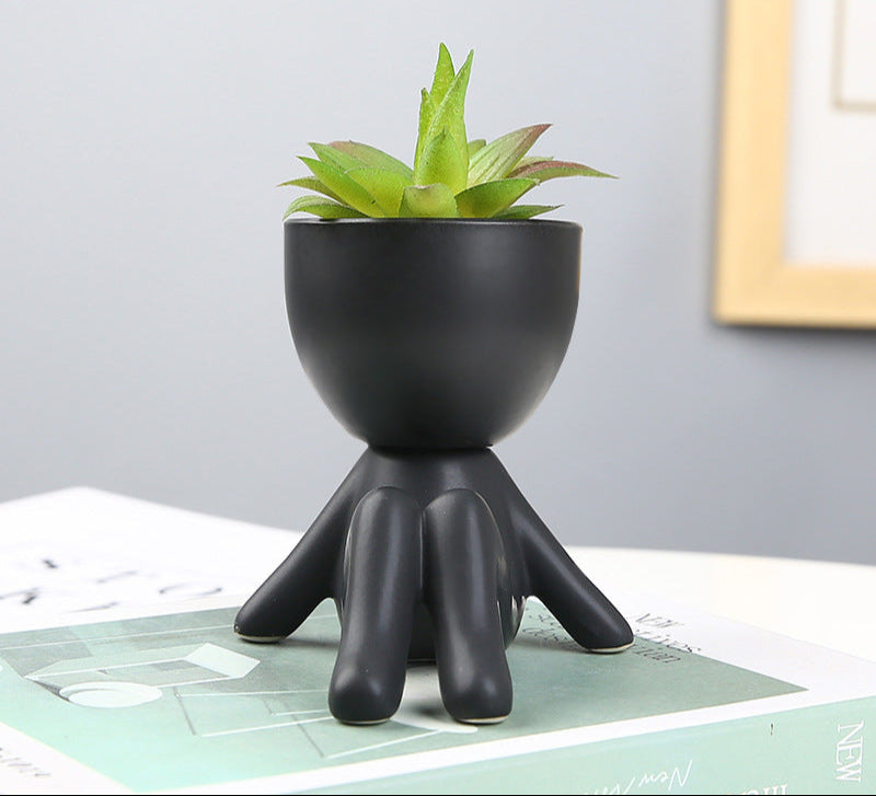 Mini Ceramic Plant Pot